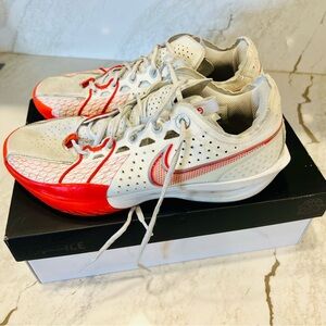 Nike Zoom G.T: Cut 3 Summit White/Metallic Silver Basketball Shoes Men’s Size 9